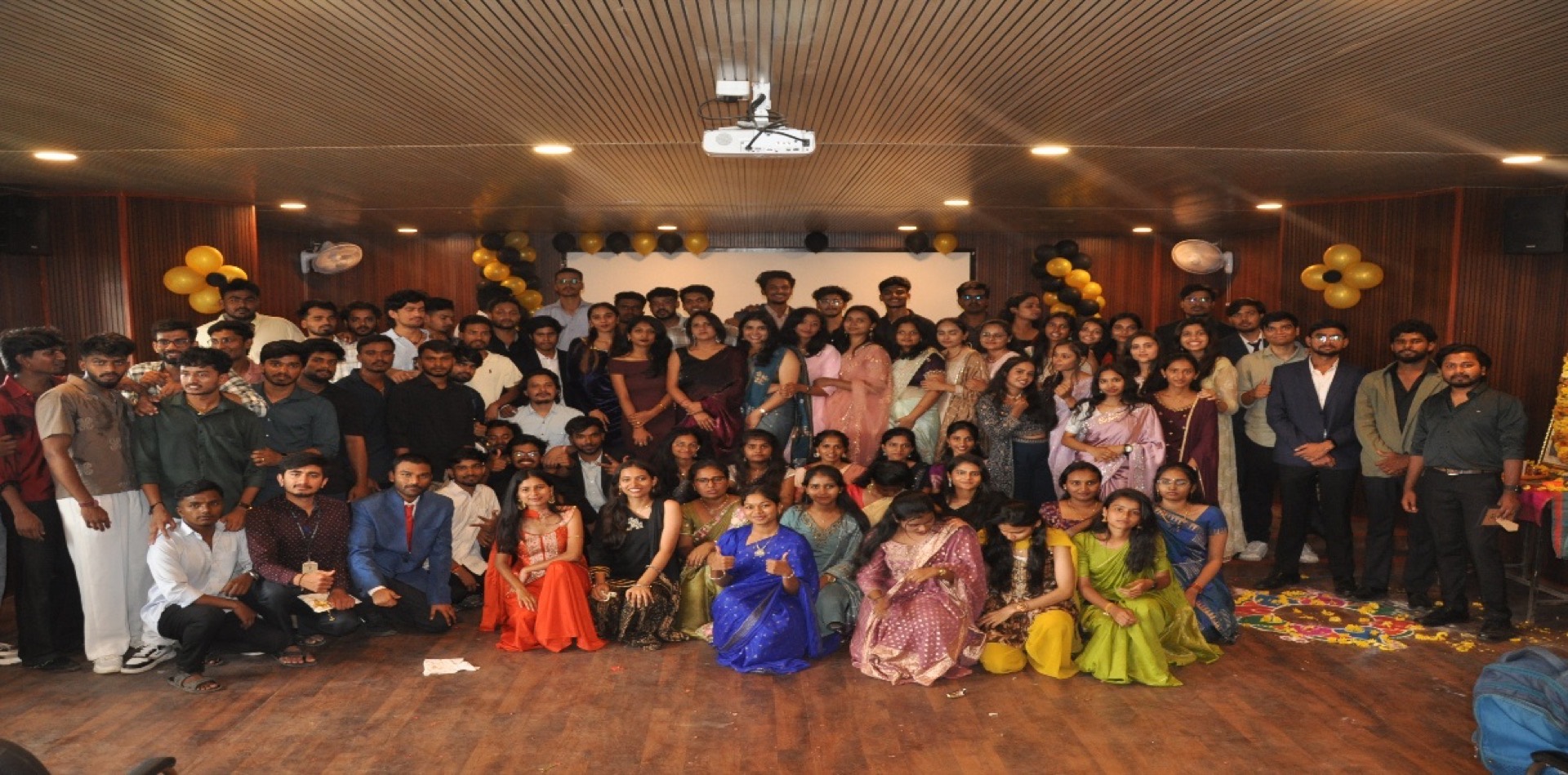 Students at recruitment desk